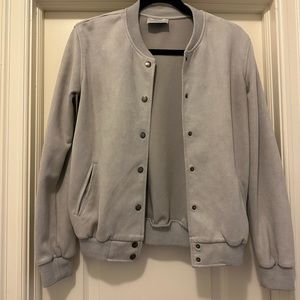 Modern Citizen vegan suede bomber, size Small